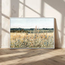 Wildflower Field Wall Art Canvas | Nature-Inspired Landscape