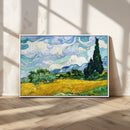Wheatfield With Cypresses By Van Gogh Painting Wall Art