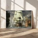 Pirate Ship War Wall Art Canvas Print by MyGreatCanvas | Canvas Wall Art Prints | Photo Prints & Wall Decor