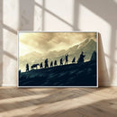 Fellowship Journey Wall Art – Fantasy Adventure Canvas Print by MyGreatCanvas | Canvas Wall Art Prints | Photo Prints & Wall Decor