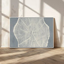 Abstract Tree Ring Wall Art Canvas Print – Nature-Inspired,