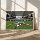 Dallas Cowboys Football Team Print - Arlington AT&T Stadium by MyGreatCanvas | Canvas Wall Art Prints | Photo Prints & Wall Decor