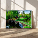 Augusta National Golf Club Wall Art - Panoramic Bridge & by MyGreatCanvas | Canvas Wall Art Prints | Photo Prints & Wall Decor