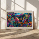 Framed Japanese 1986 Wall Art Print, Yayoi Kusama 1986 Wall