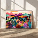 Abstract Kusama Print - Landscape Canvas Wall Art Print -