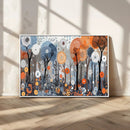 Abstract Winter Landscape Canvas Wall Art Print - Large by MyGreatCanvas | Canvas Wall Art Prints | Photo Prints & Wall Decor