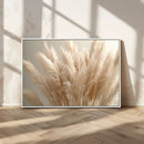Pampas Grass Canvas Wall Art - Elegant Neutral Decor for