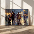 Afro Abstract Jazz Music Wall Art Canvas Print – Colorful