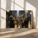 Jazz Canvas Wall Art Print – Abstract African American Music