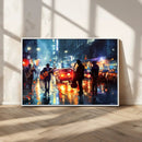 African American Jazz Canvas Wall Art Print – Abstract Music