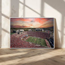 Indiana Memorial Stadium Wall Art Canvas Print, Framed