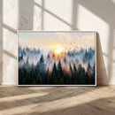 Abstract Forest Wall Art - Serene Nature Canvas Print with by MyGreatCanvas | Canvas Wall Art Prints | Photo Prints & Wall Decor