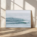 Ocean Waves Wall Art Canvas Print – Framed Surfer Lineup by MyGreatCanvas | Canvas Wall Art Prints | Photo Prints & Wall Decor