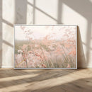 Pastel Grasses Wall Art Canvas Print – Framed Soft Meadow