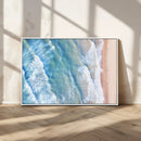 Aerial Ocean View Wall Art Canvas Print – Framed Soft Blue by MyGreatCanvas | Canvas Wall Art Prints | Photo Prints & Wall Decor