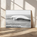 Monochrome Seascape Wall Art Canvas Print – Framed Surf Wave by MyGreatCanvas | Canvas Wall Art Prints | Photo Prints & Wall Decor