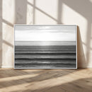 Monochrome Ocean Wall Art Canvas Print – Framed Moody Ocean by MyGreatCanvas | Canvas Wall Art Prints | Photo Prints & Wall Decor