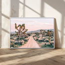 Joshua Tree Wall Art Canvas Print – Framed Desert Road Scene by MyGreatCanvas | Canvas Wall Art Prints | Photo Prints & Wall Decor