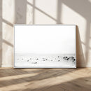 Monochrome Swimming Wall Art Canvas Print – Framed Ocean by MyGreatCanvas | Canvas Wall Art Prints | Photo Prints & Wall Decor
