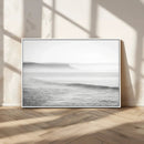 Black and White Seascape Wall Art Canvas Print – Framed by MyGreatCanvas | Canvas Wall Art Prints | Photo Prints & Wall Decor