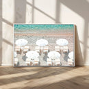 Calm Beach Wall Art – Framed Turquoise Water Canvas Artwork, by MyGreatCanvas | Canvas Wall Art Prints | Photo Prints & Wall Decor