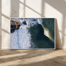 Ocean Wave Wall Art – Aerial Coastal View Canvas Artwork, by MyGreatCanvas | Canvas Wall Art Prints | Photo Prints & Wall Decor