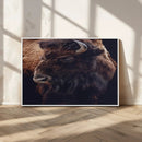 Bison Wall Art Canvas Print – Framed Western Decor Art by MyGreatCanvas | Canvas Wall Art Prints | Photo Prints & Wall Decor