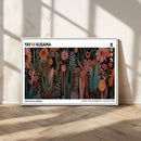 Modern Japanese Wall Art Canvas Print – Framed Abstract