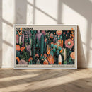 Yayoi Kusama Art Print Canvas – Abstract Mount Fuji Japanese
