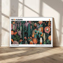 Modern Japanese Wall Art Canvas Print – Framed Abstract