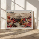 Modern Japanese Wall Art Canvas Print – Framed Abstract