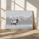 Elk Wildlife Wall Art Canvas Print – Framed Mountain Elk Art by MyGreatCanvas | Canvas Wall Art Prints | Photo Prints & Wall Decor
