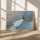 Ocean Waves Wall Art Canvas Print – Framed Coastal Serenity