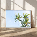 Palm Trees Wall Art Canvas Print – Framed Tropical Coastal