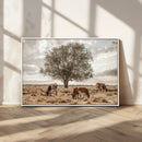 Texas Longhorn Cattle Wall Art, Rustic Western Ranch Canvas by MyGreatCanvas | Canvas Wall Art Prints | Photo Prints & Wall Decor