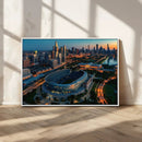 Chicago Bears Soldiers Field Wall Art Canvas Print – Framed