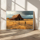 Golden Sunset Barn Wall Art Canvas Print, Rustic Autumn Farm by MyGreatCanvas | Canvas Wall Art Prints | Photo Prints & Wall Decor