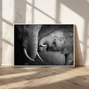Elephant Family Wall Art Canvas, Framed Elephant Family by MyGreatCanvas | Canvas Wall Art Prints | Photo Prints & Wall Decor
