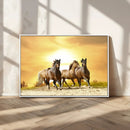 Wild Horses Wall Art Canvas Print – Framed Galloping Herd by MyGreatCanvas | Canvas Wall Art Prints | Photo Prints & Wall Decor