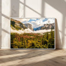 Half Dome Yosemite Canvas Wall Art – Majestic Triptych