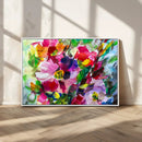 Oil Flower Abstract Canvas Print by MyGreatCanvas | Canvas Wall Art Prints | Photo Prints & Wall Decor