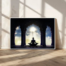 Women and Yoga Wall Art Canvas Print
