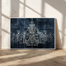 Dark Chandelier Wall Art Canvas Print by MyGreatCanvas | Canvas Wall Art Prints | Photo Prints & Wall Decor