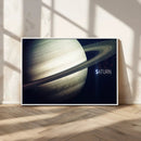 Framed Saturn Wall Art Canvas Print