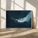 Swimmer Wall Art Canvas Print