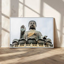 Buddha Statue Wall Art Canvas Print