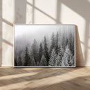 Big Foggy Forest and Misty Trees Forest Wall Art Canvas by MyGreatCanvas | Canvas Wall Art Prints | Photo Prints & Wall Decor