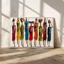 Abstract African Women Wall Art Canvas Print by MyGreatCanvas | Canvas Wall Art Prints | Photo Prints & Wall Decor