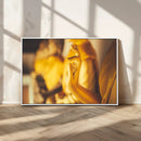 Gold Buddha Statue Hands Wall Art Canvas Print by MyGreatCanvas | Canvas Wall Art Prints | Photo Prints & Wall Decor