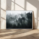 Foggy Forest Wall Art Canvas Print | 3 Panel Large Misty by MyGreatCanvas | Canvas Wall Art Prints | Photo Prints & Wall Decor